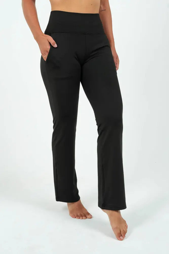 Black Everyday Straight Pants