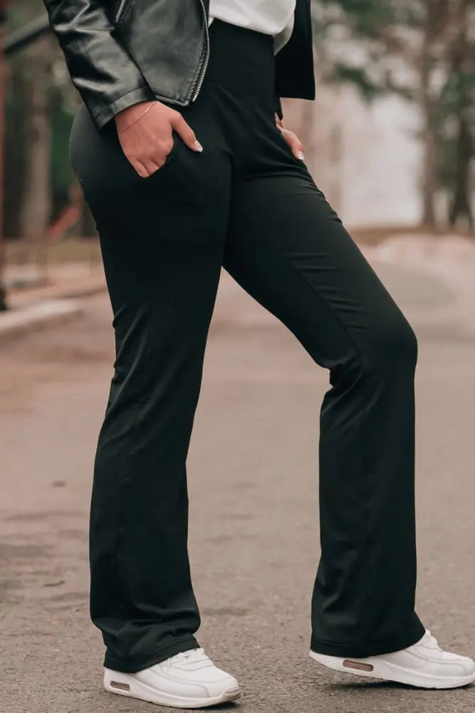 Black Everyday Straight Pants