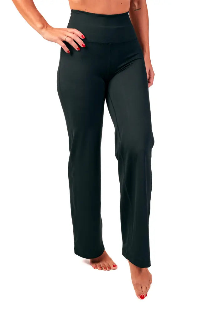 Black Shape Straight Leg Tights