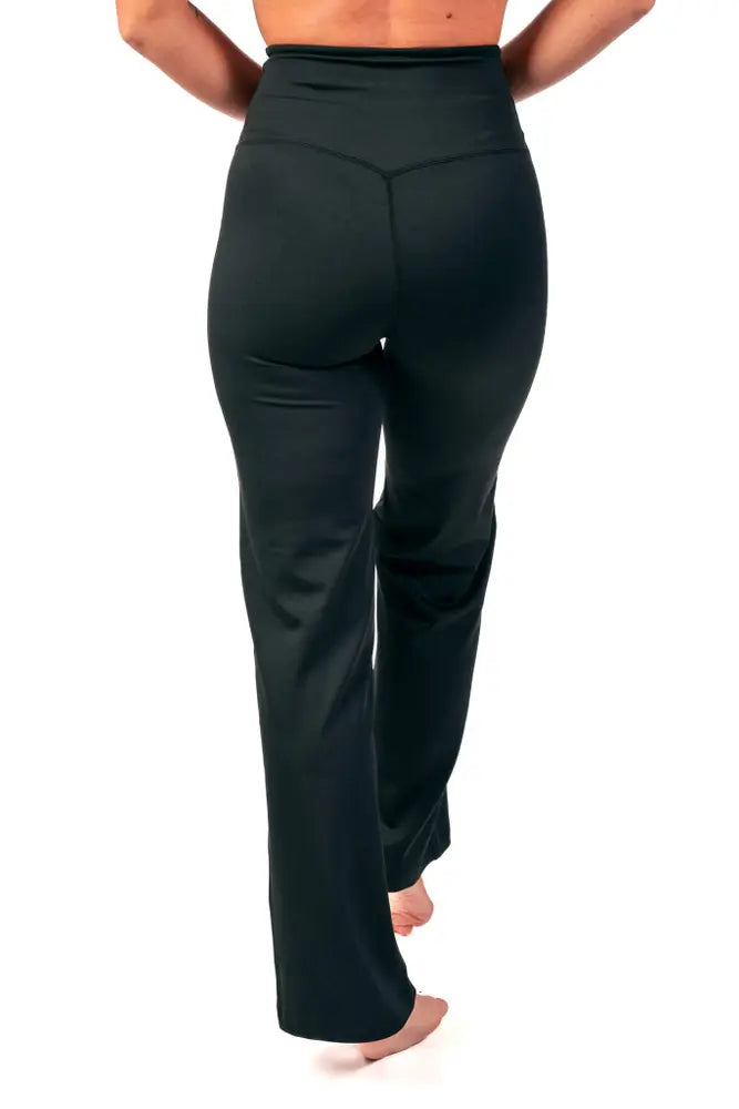 Black Shape Straight Leg Tights
