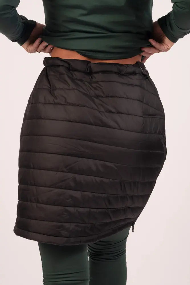 Black Padded Thermal Skirt